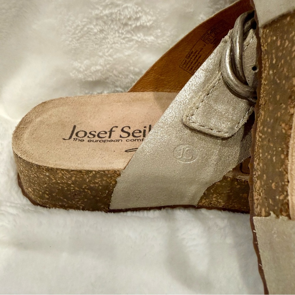 Josef Seibel Tonga 52 Sandal | NWOT | Leather Comfort Wedge | Size 36 - Picture 8 of 13